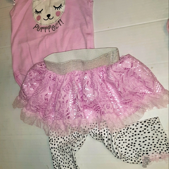 EUC Beautiful Baby Girl Tutu Kitty Pink Princess S - Picture 12 of 15